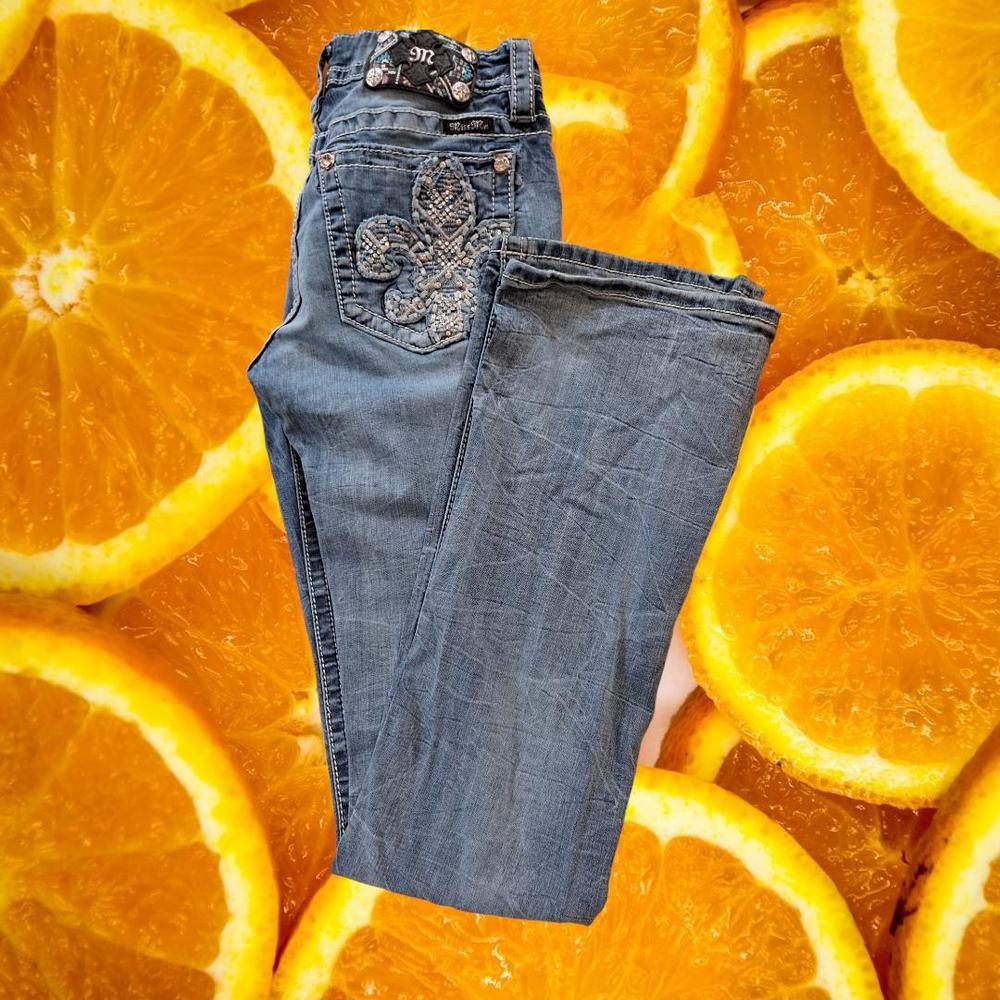 Miss Me Signature Boot Jeans With Pocket Design Size 28